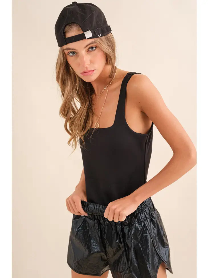 Black Scuba Bodysuit