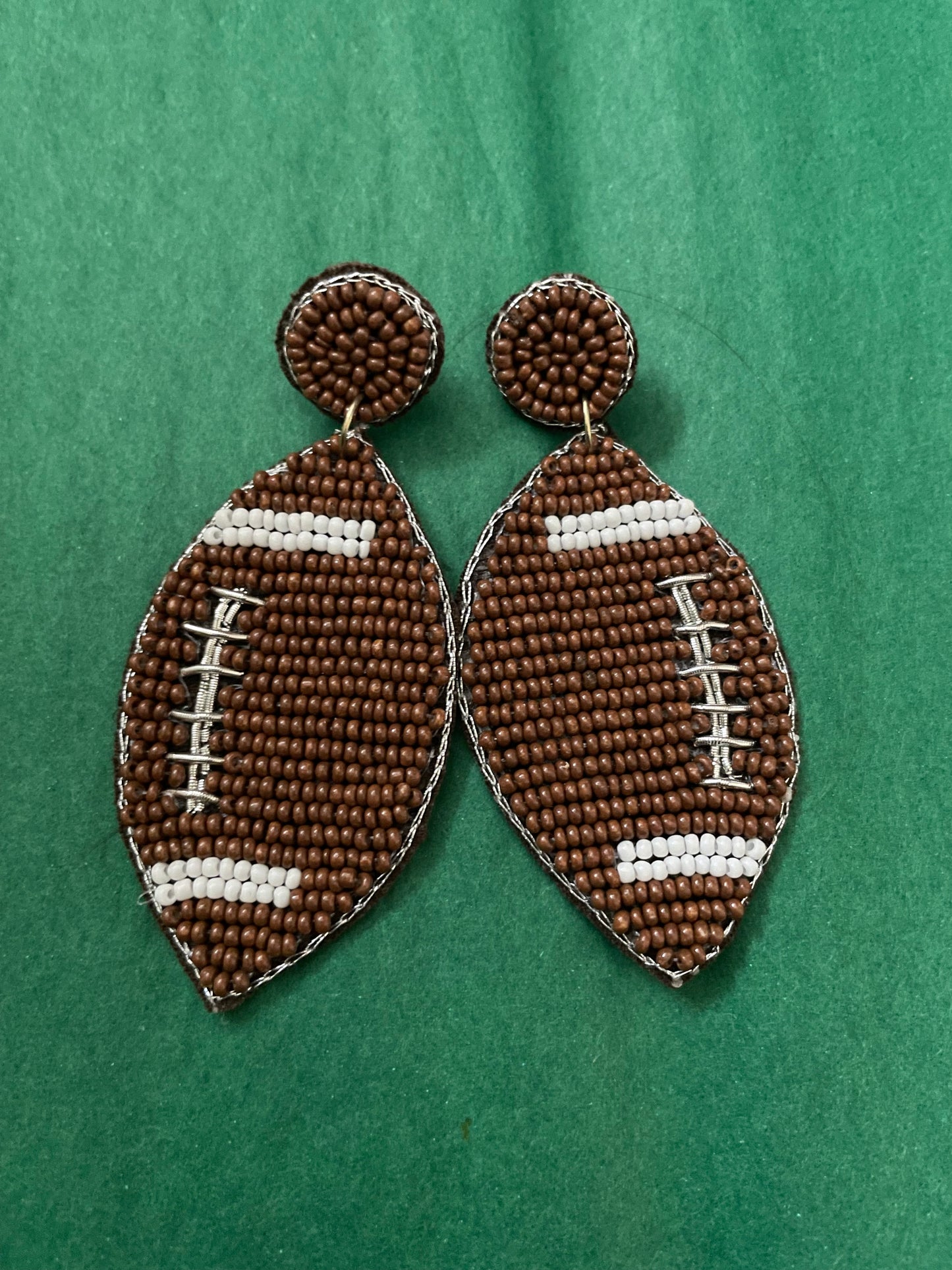 Football earrings