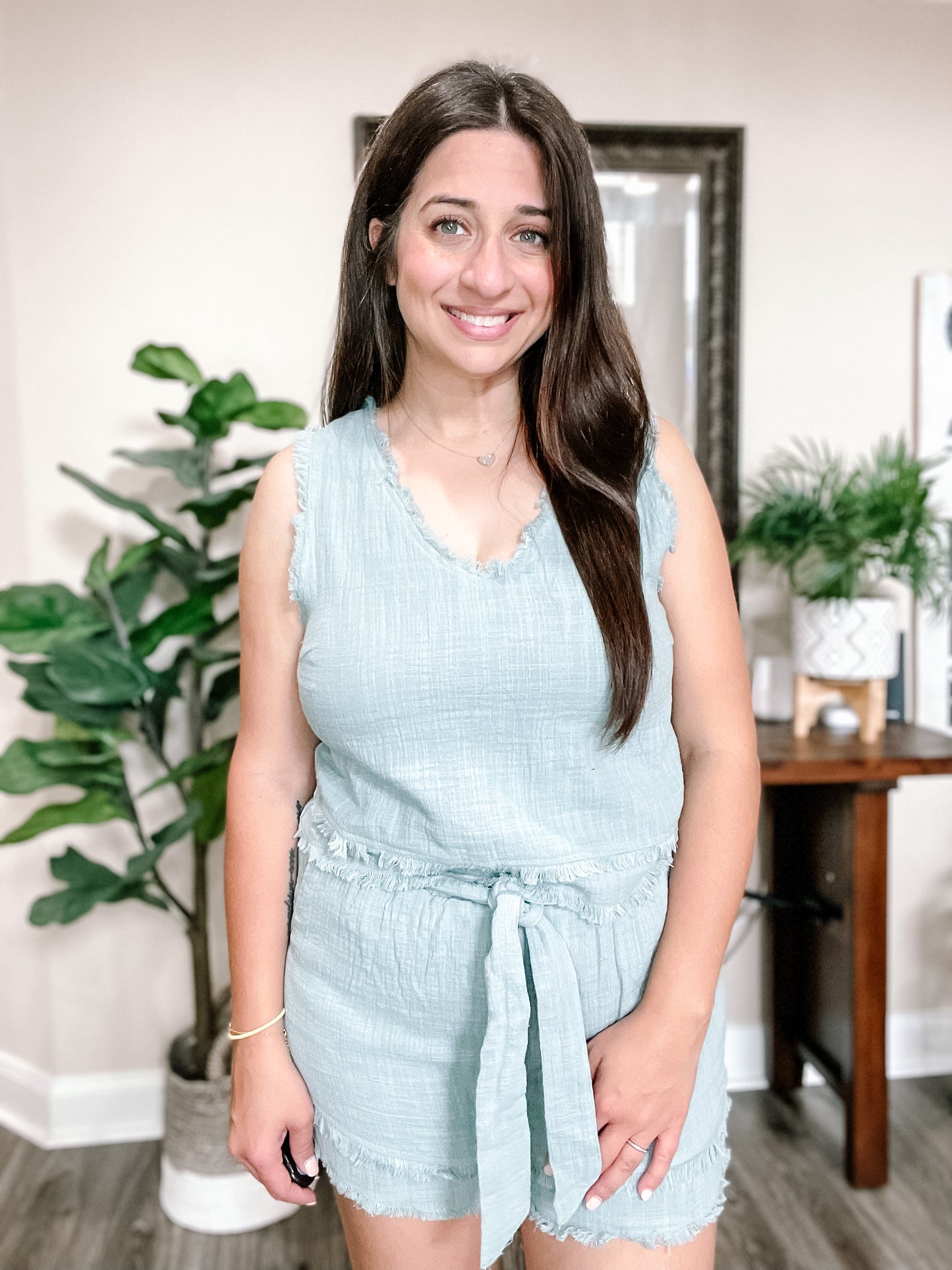 Cotton Gauze Two Piece Set