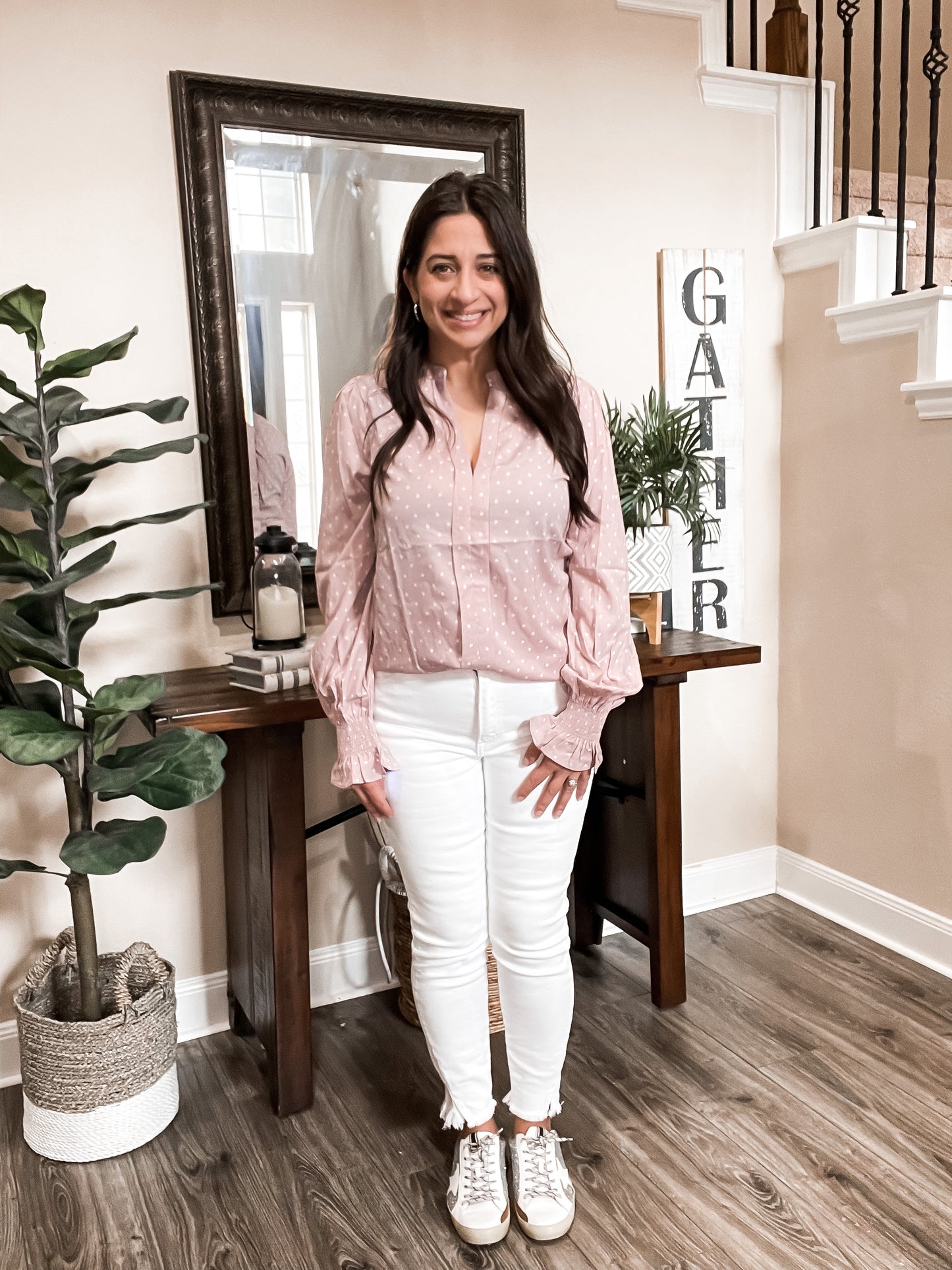 White Ankle Skinny Jean